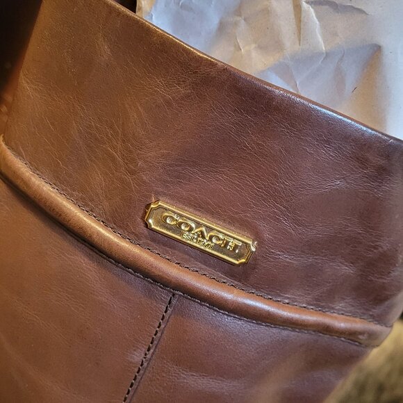 Coach Brown Riding Boots - Picture 3 of 9